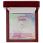 Jewelry 14K White Gold Finish / Luxury Box To My Grandma | Heart Necklace