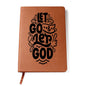 Jewelry Let Go and Let God | Graphic Leather Journal