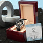 Jewelry My Dear Huband | My Anchor | Men's Openwork Watch