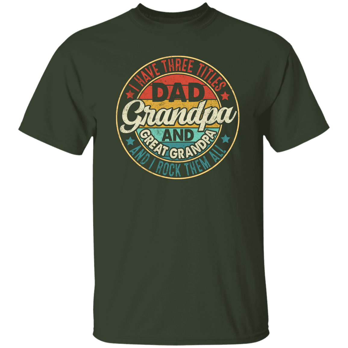 T-Shirts Forest / S Great-Grandpa | Grandpa | Dad | T-Shirt