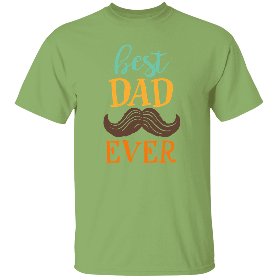 T-Shirts Kiwi / S Best Dad Ever | Mustache | T-Shirt
