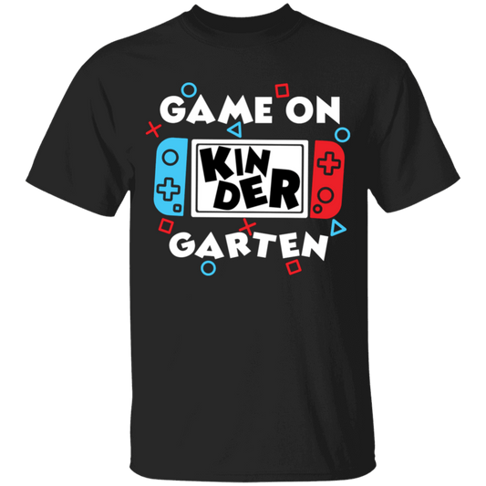 Apparel Kindergarten / Black / YXS Game On |  Grades Pre-K - Fourth | YOUTH Sizes | Cotton Tee