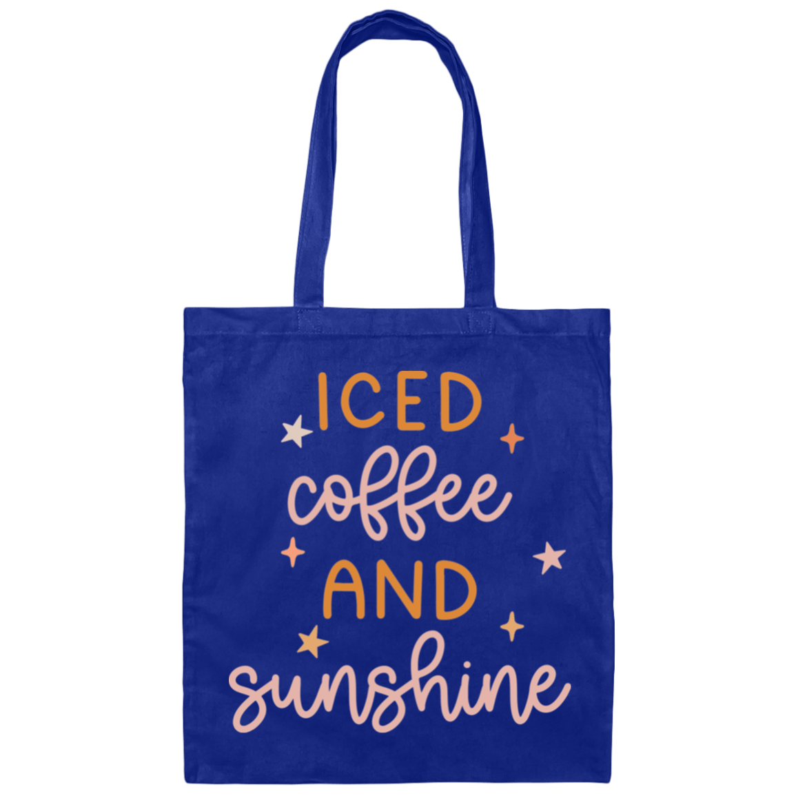 Bags Royal / One Size Iced Coffee and Sunshine | Canvas Tote Bag