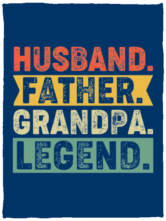 Blankets Royal / One Size Husband Father Grandpa Legend | Cozy Plush Fleece Blanket - 30x40