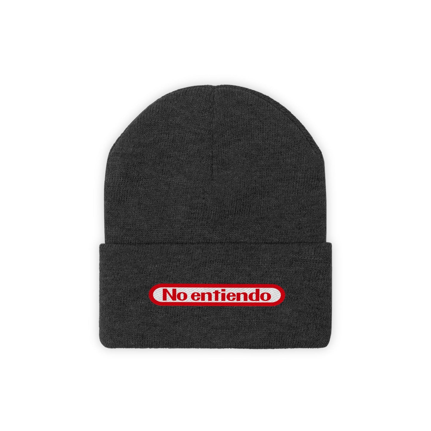 Printify Hats Black / One size No Entiendo | I Do Not Understand | Knit Beanie