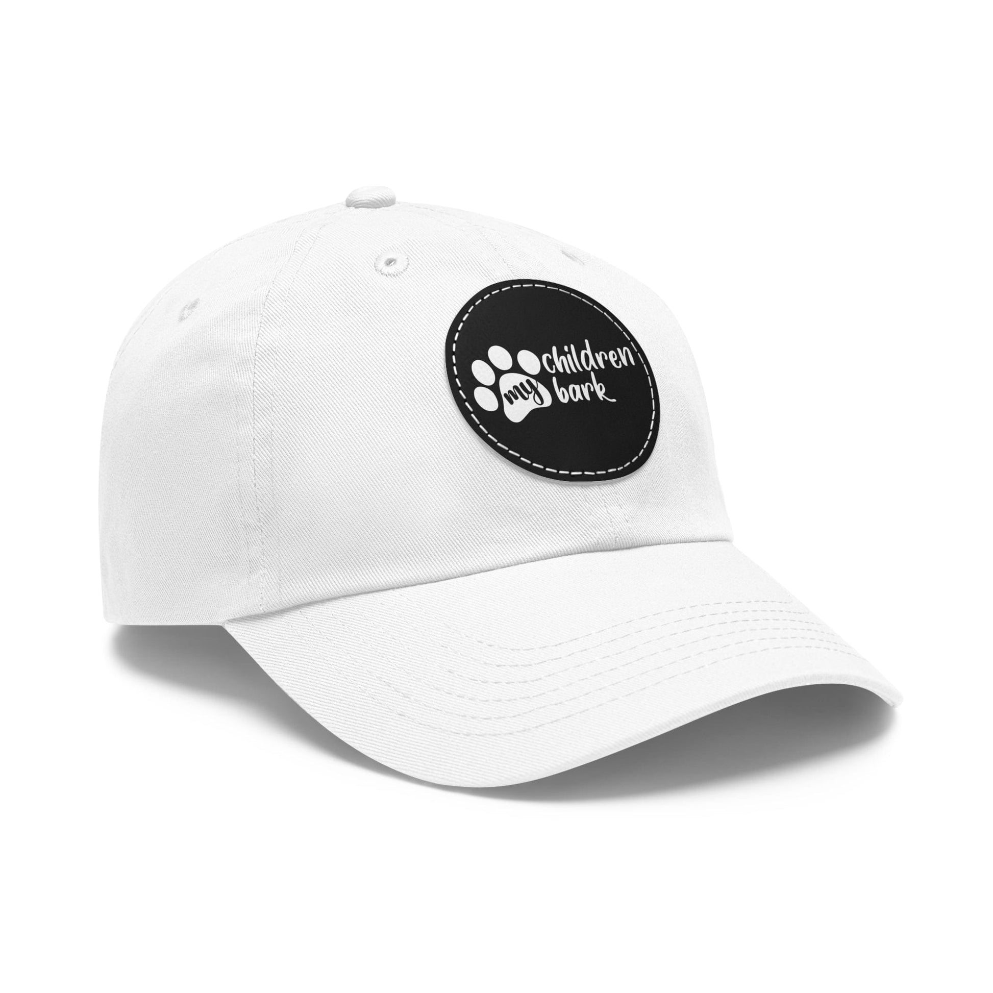 Hats My Children Bark | Hat with Leather Patch (Round)