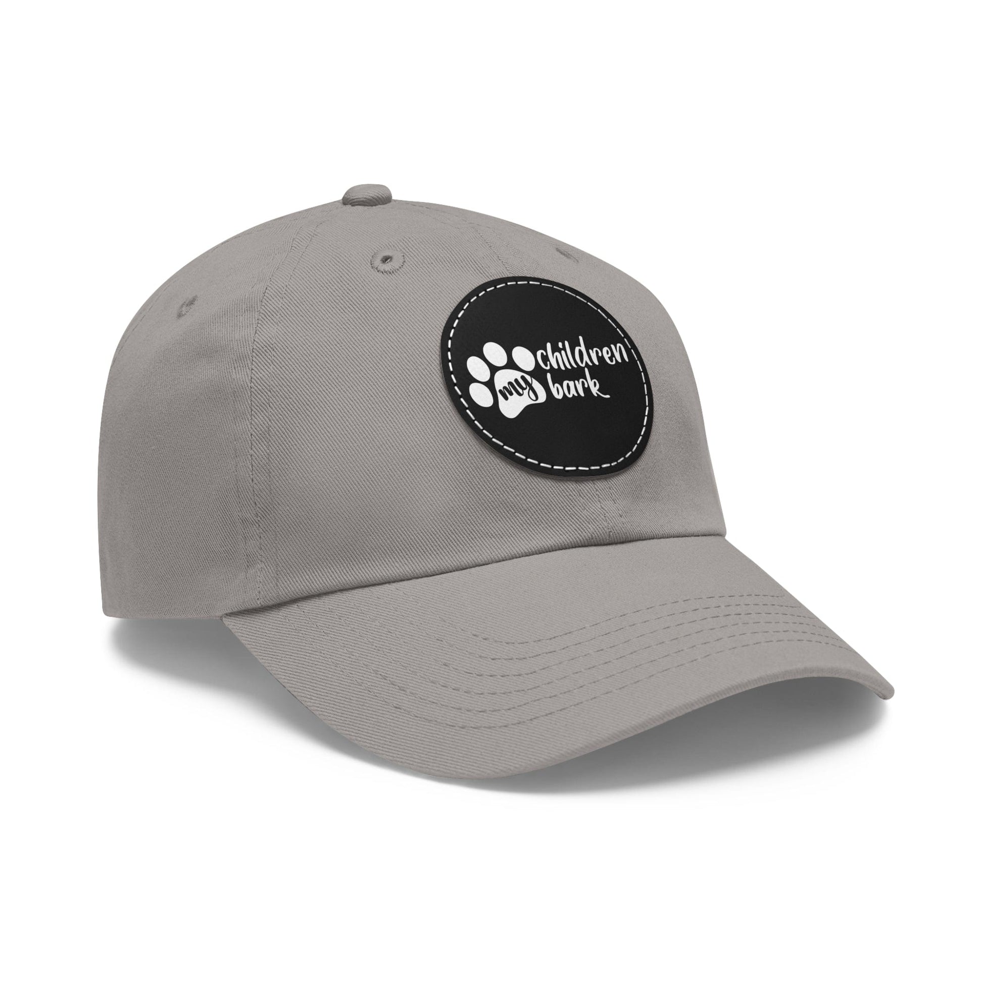 Hats My Children Bark | Hat with Leather Patch (Round)