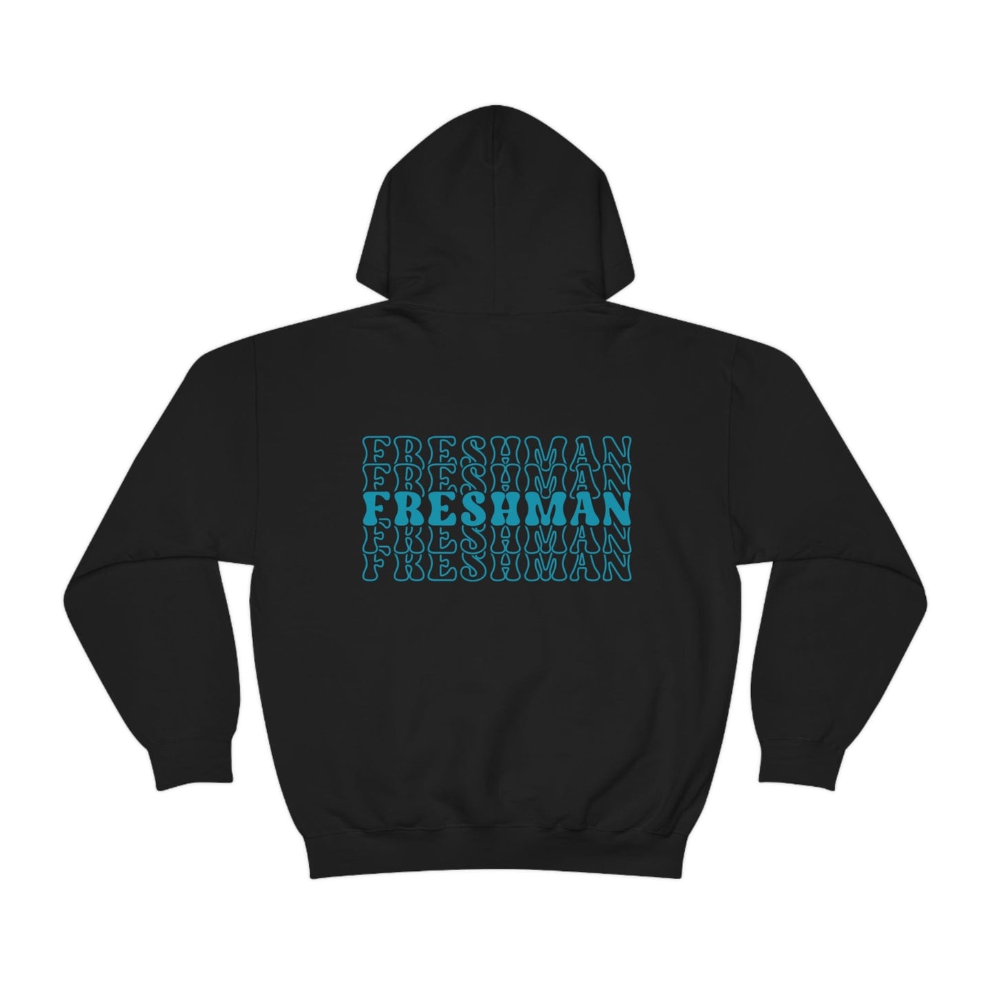 Hoodie Black / S Freshman | Stacked Retro | Heavy Blend™ Hooded Sweatshirt