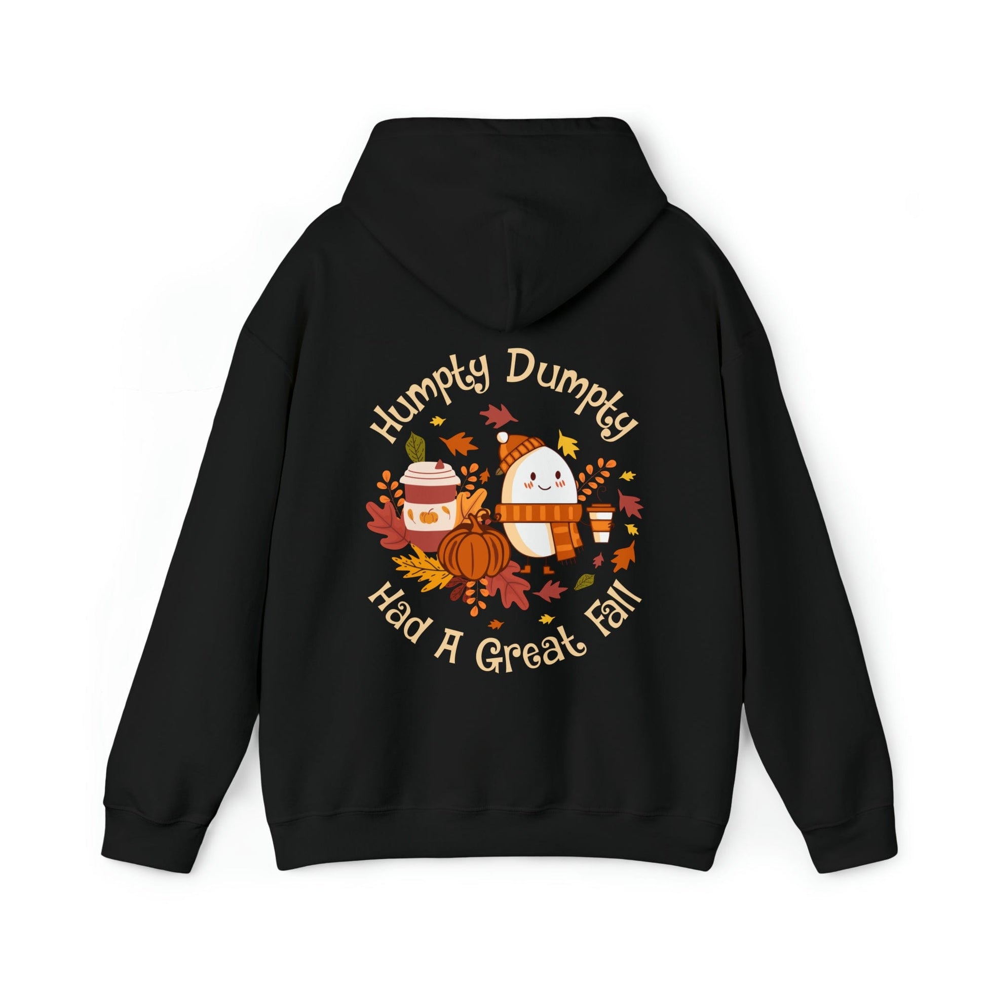 Hoodie Black / S Humpty Dumpty Had a Great Fall | Retro | Hooded Sweatshirt