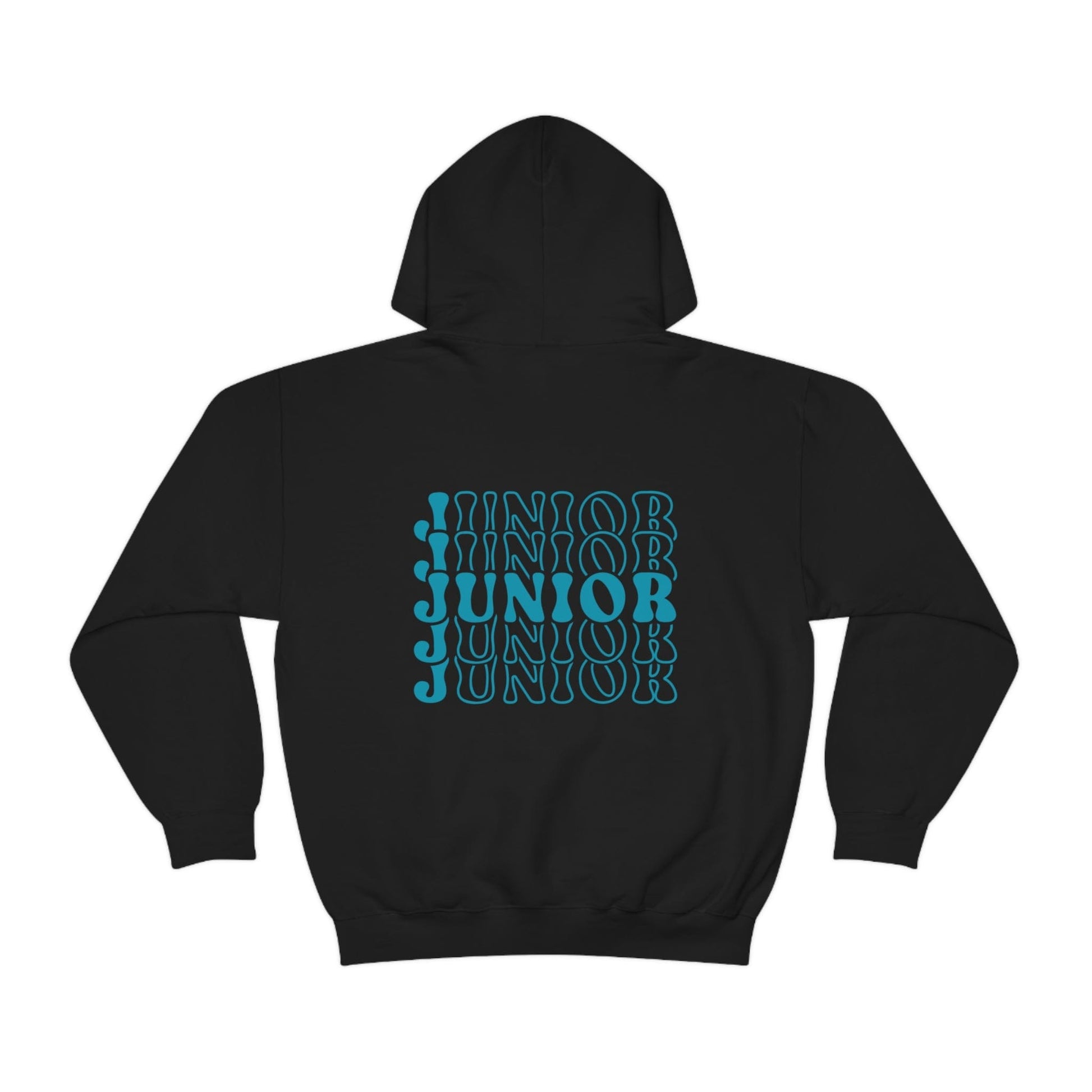 Hoodie Black / S Junior | Stacked Retro | Heavy Blend™ Hooded Sweatshirt