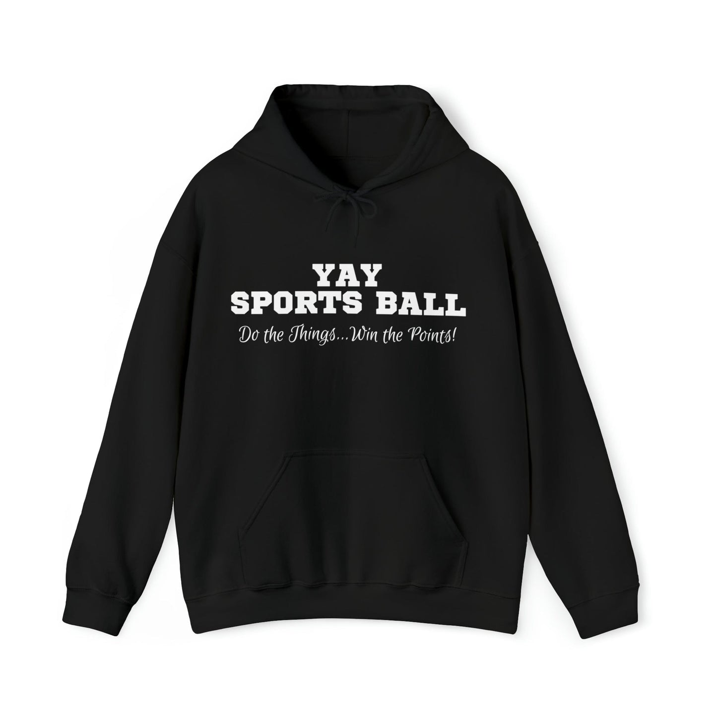 Hoodie Black / S Yay Sports Ball | Hooded Sweatshirt