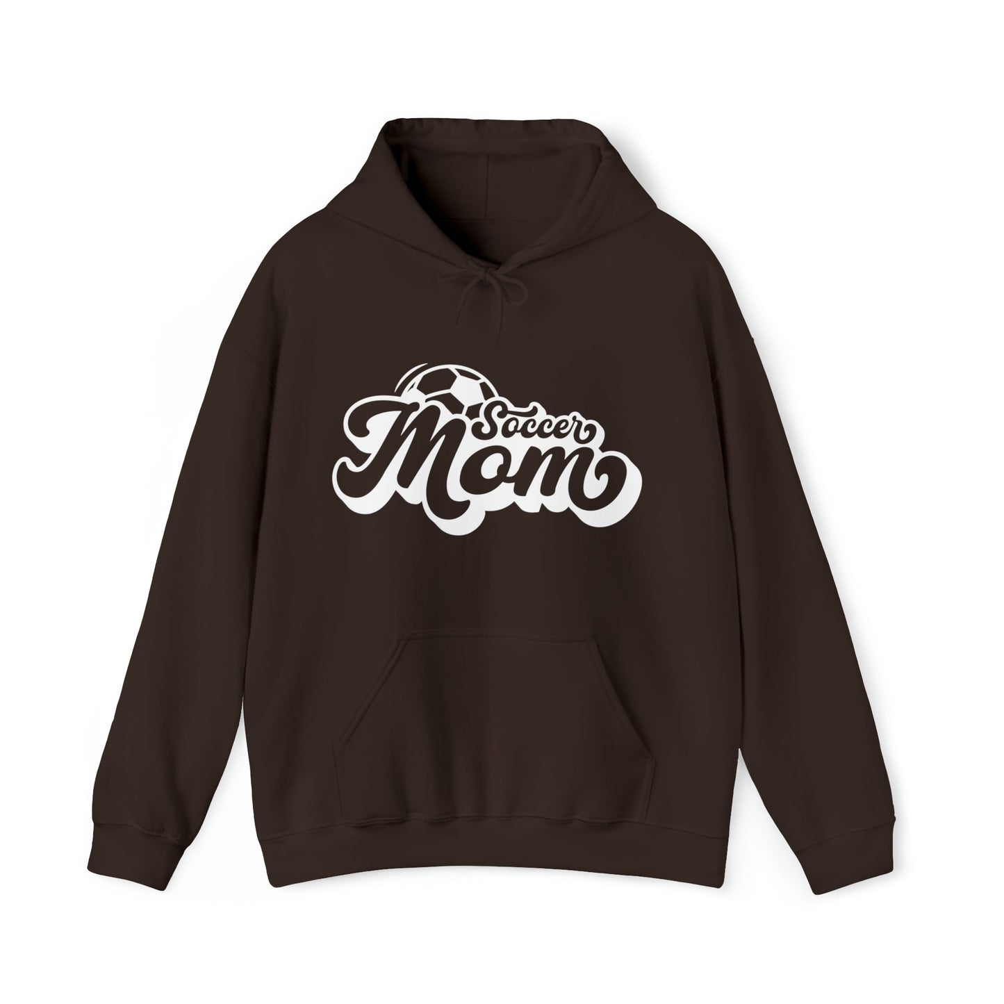 Hoodie Dark Chocolate / S Soccer Mom | Retro | Hooded Sweatshirt