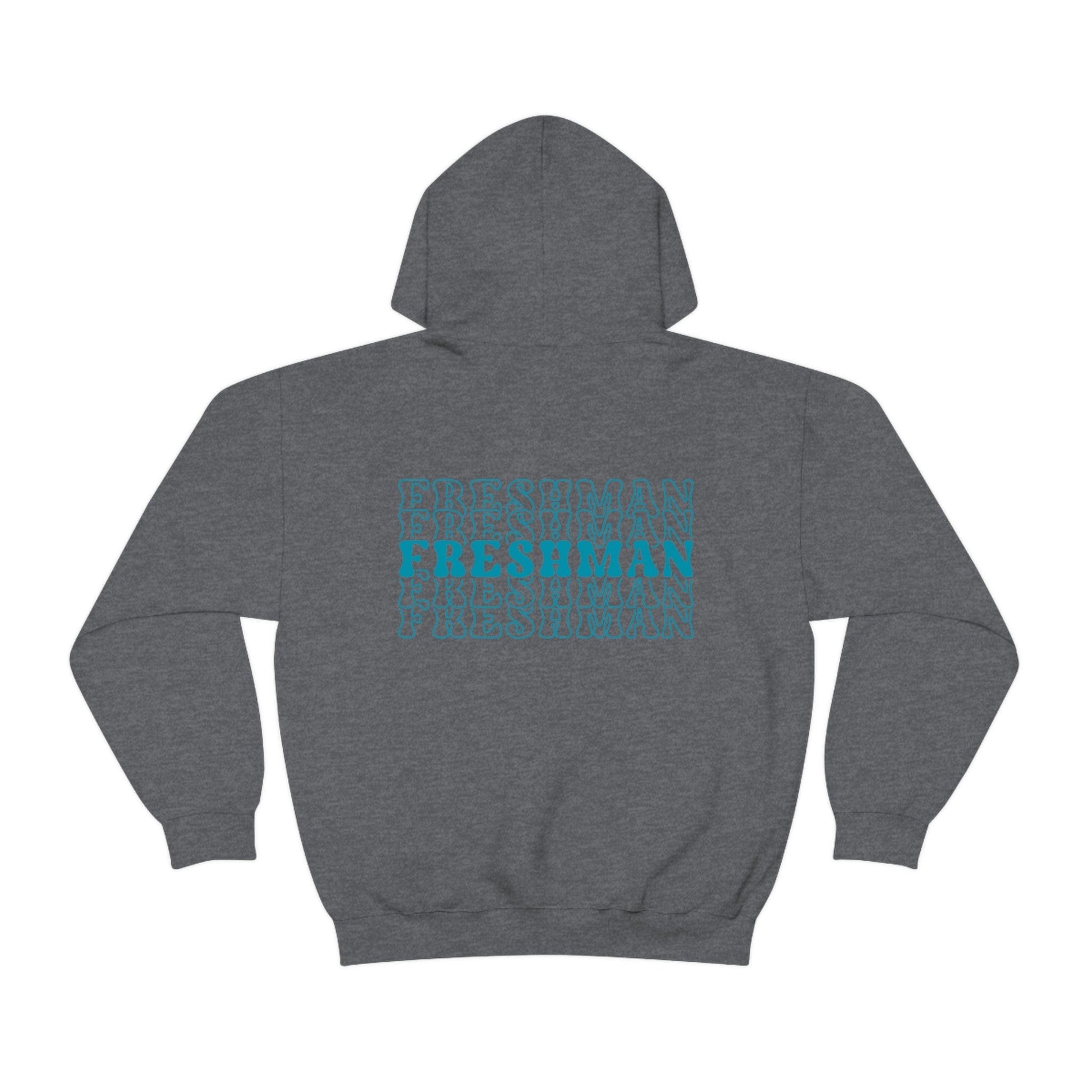 Hoodie Dark Heather / S Freshman | Stacked Retro | Heavy Blend™ Hooded Sweatshirt