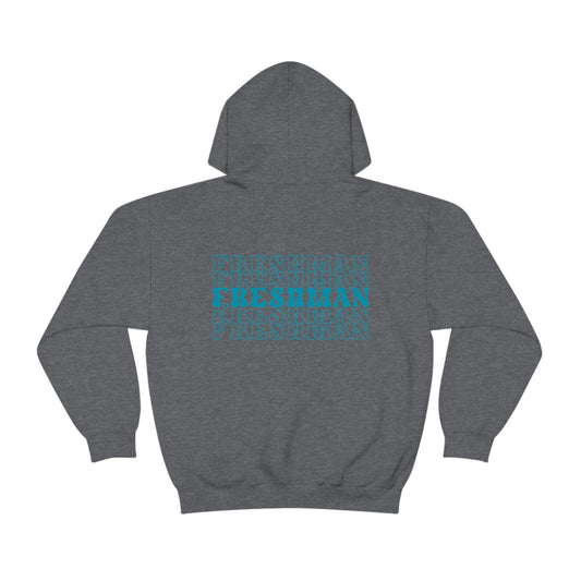 Hoodie Dark Heather / S Freshman | Stacked Retro | Heavy Blend™ Hooded Sweatshirt