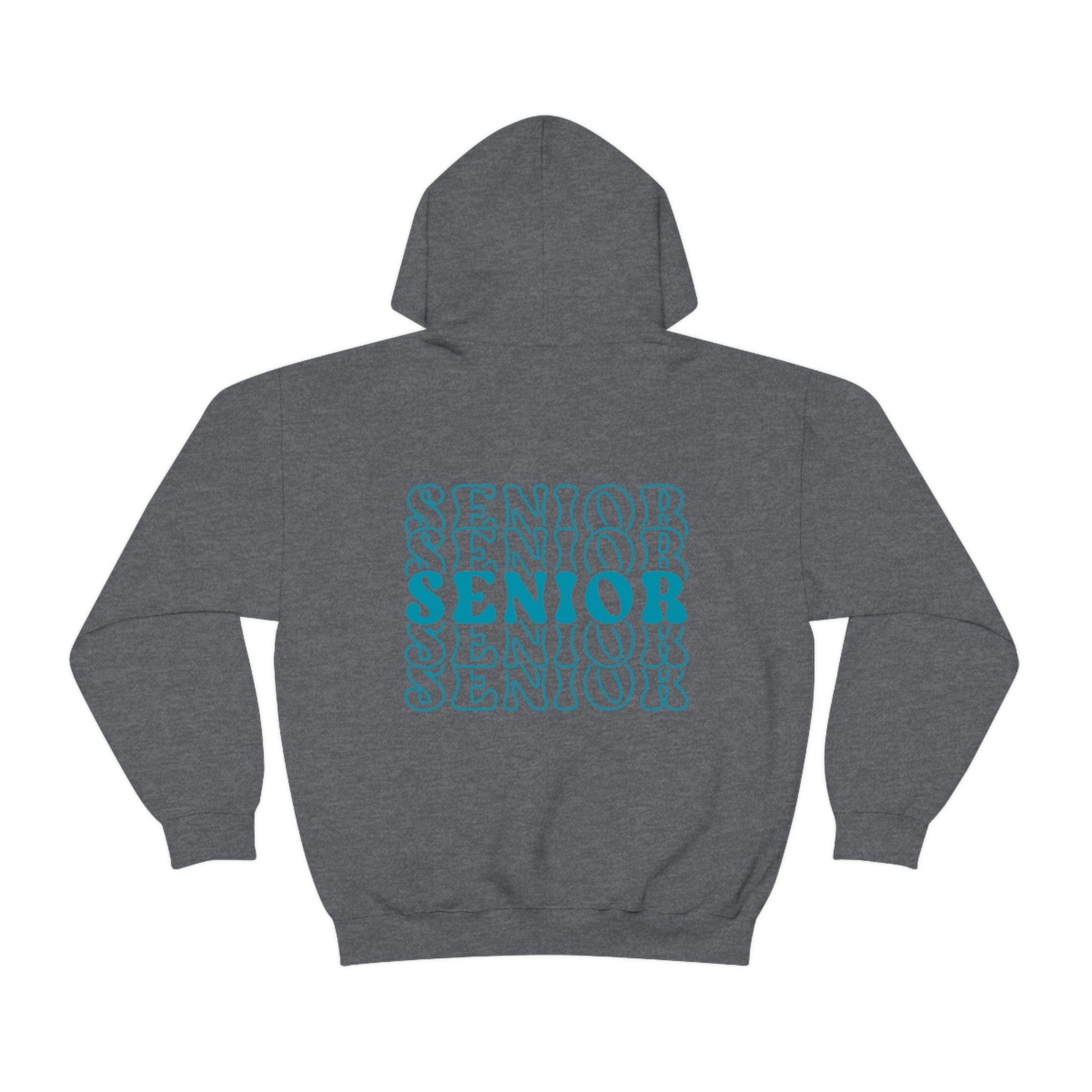 Hoodie Dark Heather / S Senior | Stacked Retro | Heavy Blend™ Hooded Sweatshirt