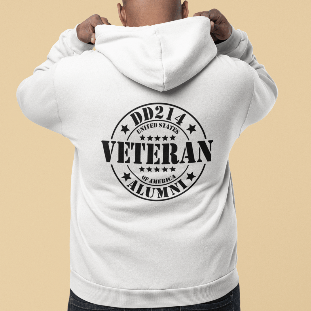 Hoodie DD214 Alumni | US Veteran | Hooded Sweatshirt