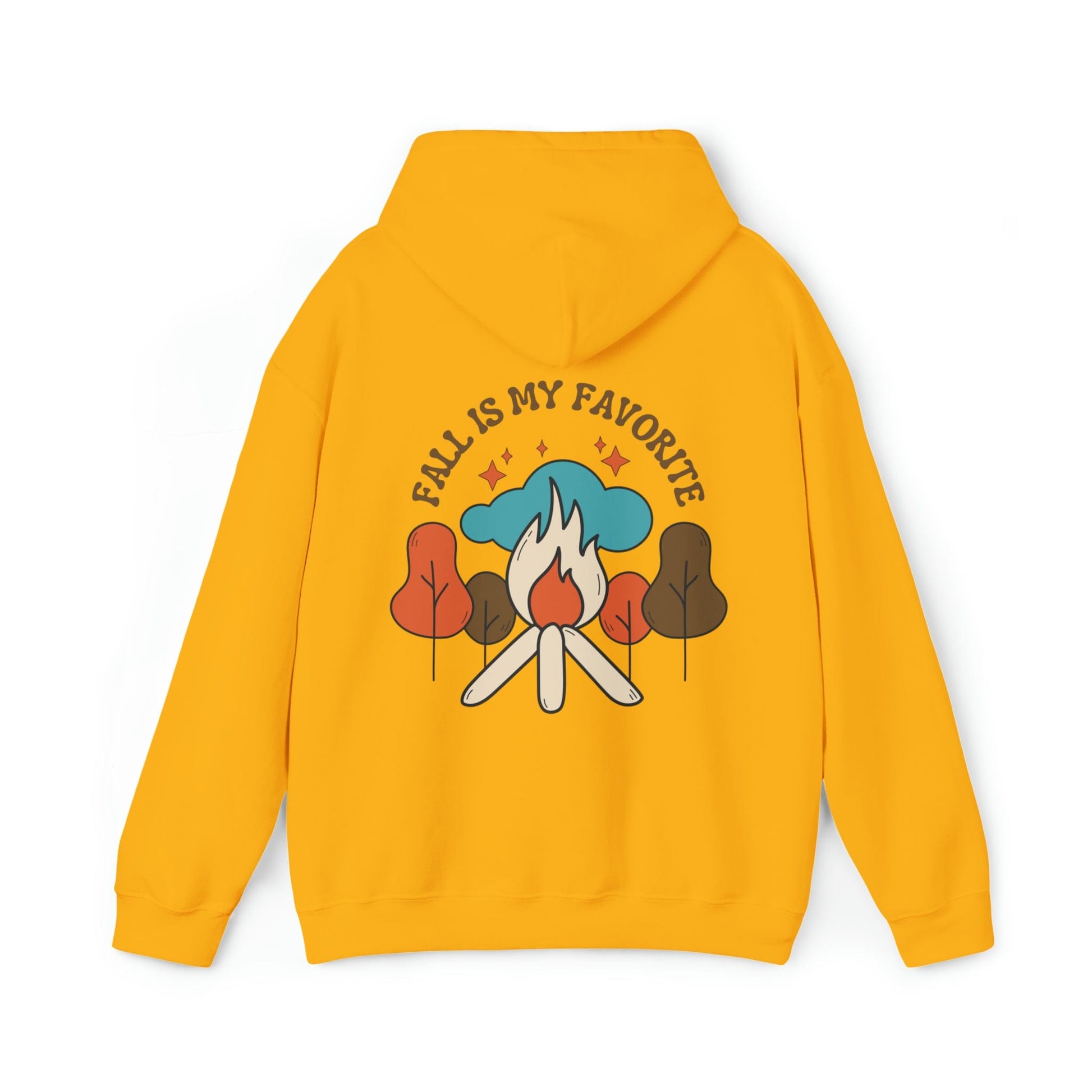 Hoodie Gold / S Fall is My Favorite | Retro | Hooded Sweatshirt