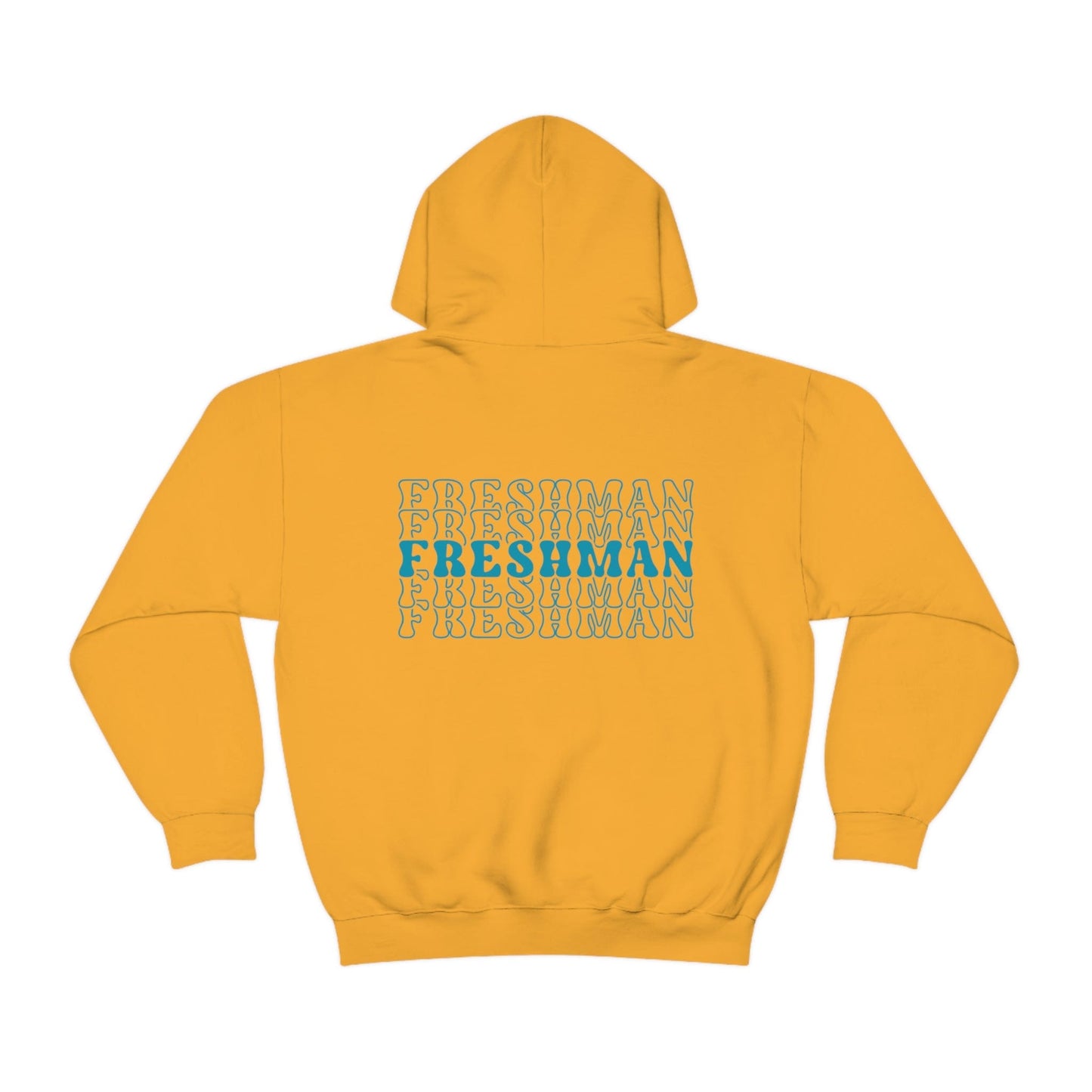 Hoodie Gold / S Freshman | Stacked Retro | Heavy Blend™ Hooded Sweatshirt