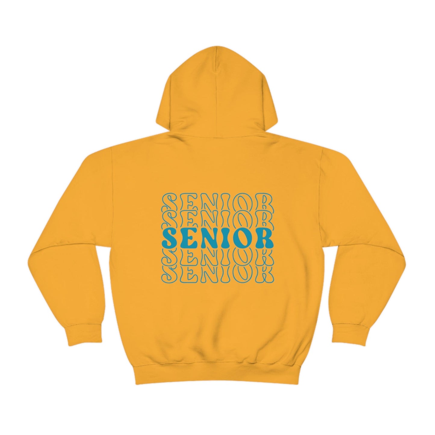 Hoodie Gold / S Senior | Stacked Retro | Heavy Blend™ Hooded Sweatshirt