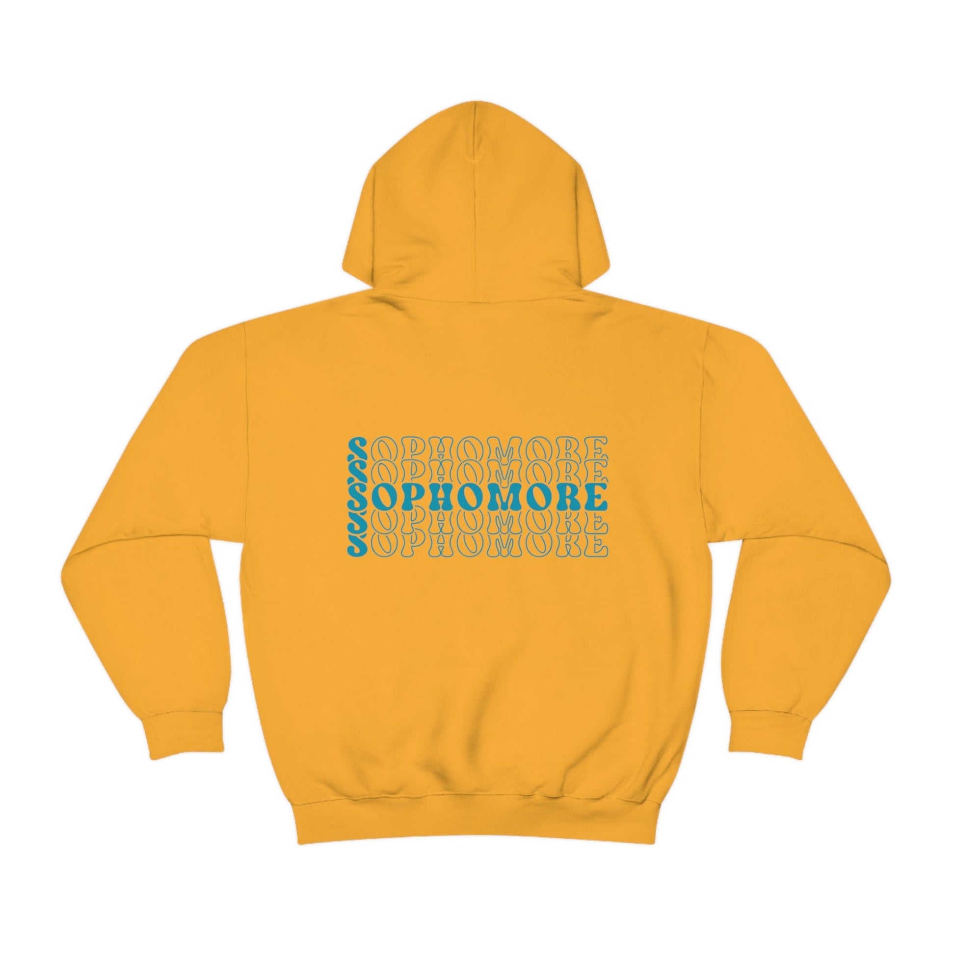 Hoodie Gold / S Sophomore | Stacked Retro | Heavy Blend™ Hooded Sweatshirt