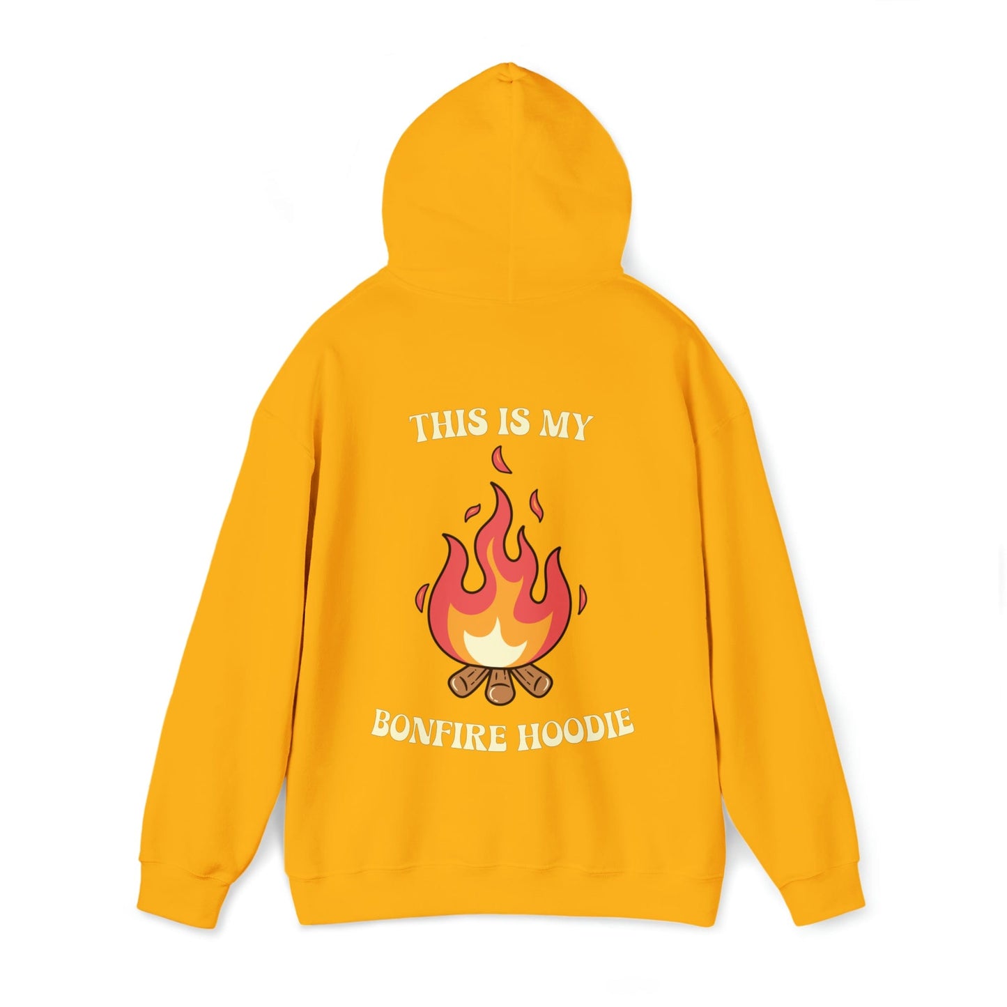 Hoodie Gold / S This is My Bonfire Hoodie | Retro | Hooded Sweatshirt