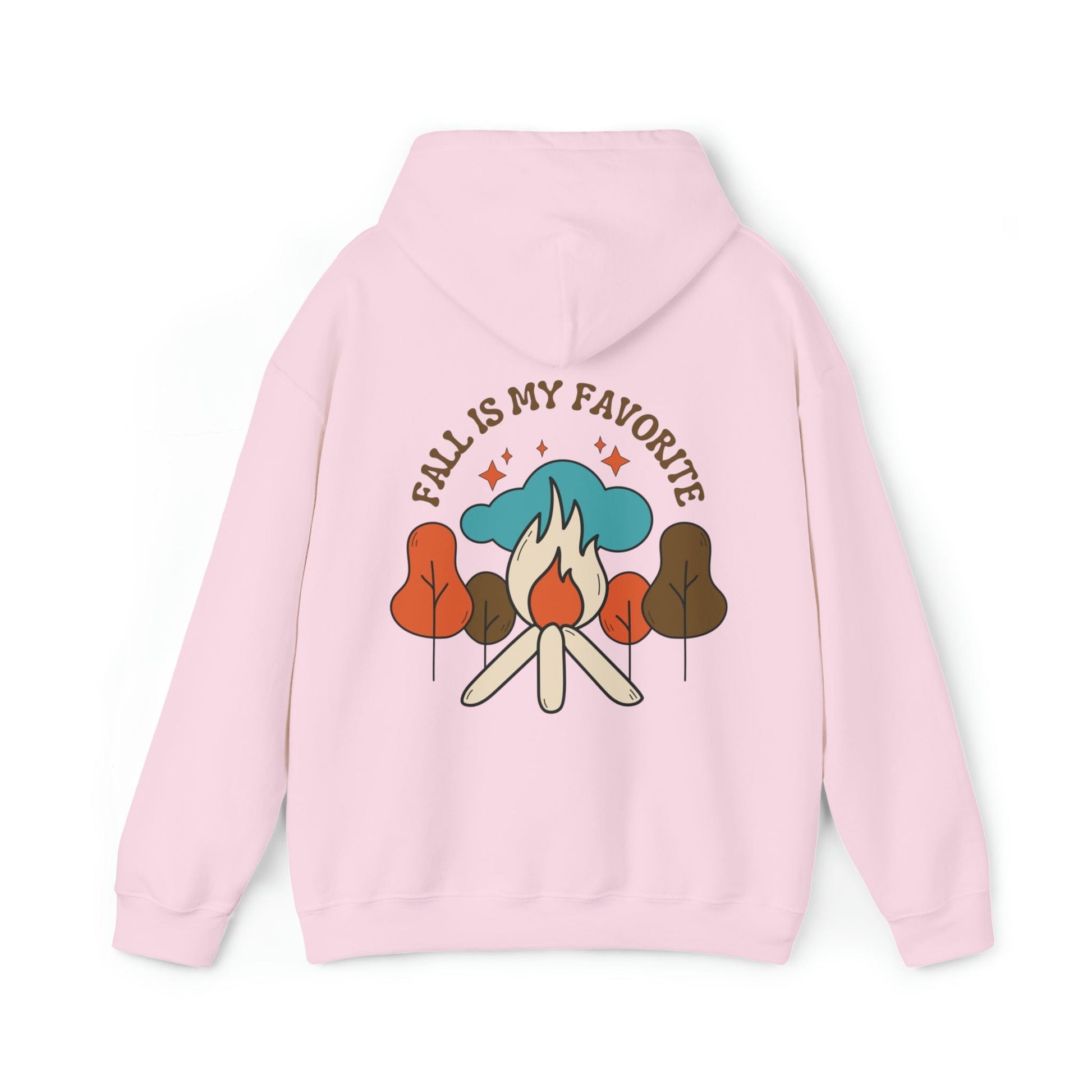 Hoodie Light Pink / S Fall is My Favorite | Retro | Hooded Sweatshirt