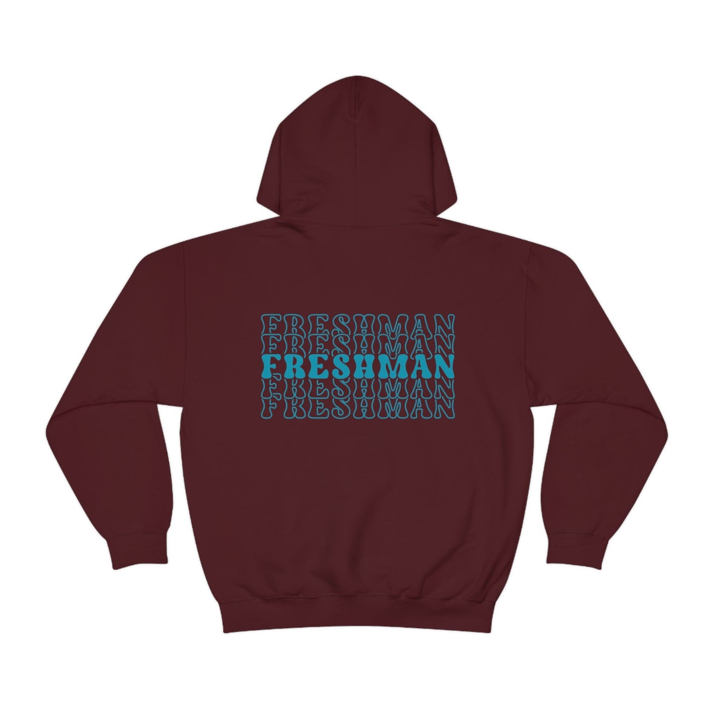 Hoodie Maroon / S Freshman | Stacked Retro | Heavy Blend™ Hooded Sweatshirt