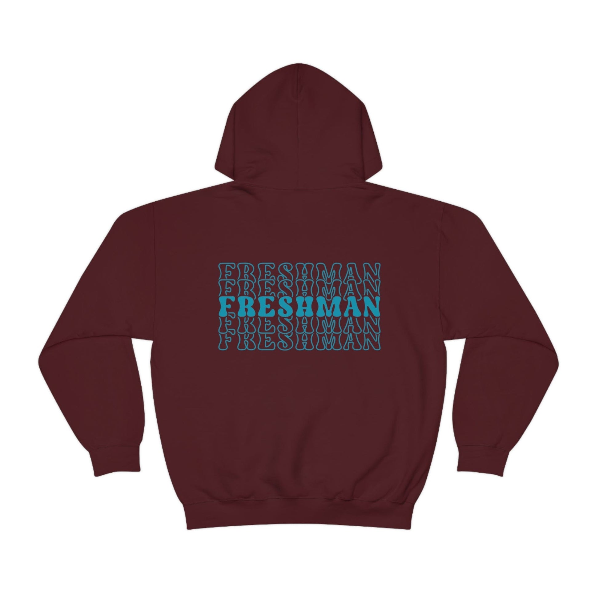 Hoodie Maroon / S Freshman | Stacked Retro | Heavy Blend™ Hooded Sweatshirt