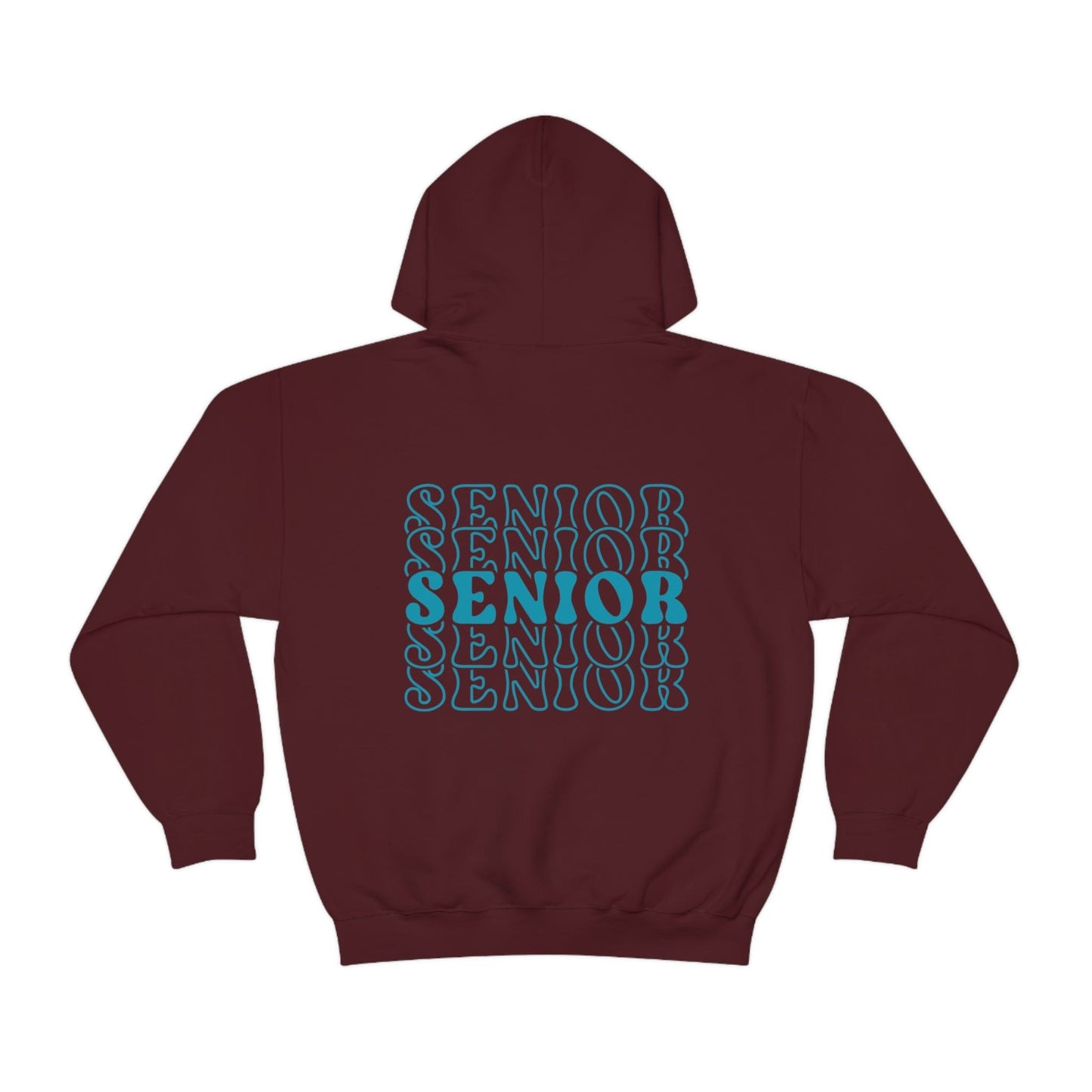 Hoodie Maroon / S Senior | Stacked Retro | Heavy Blend™ Hooded Sweatshirt