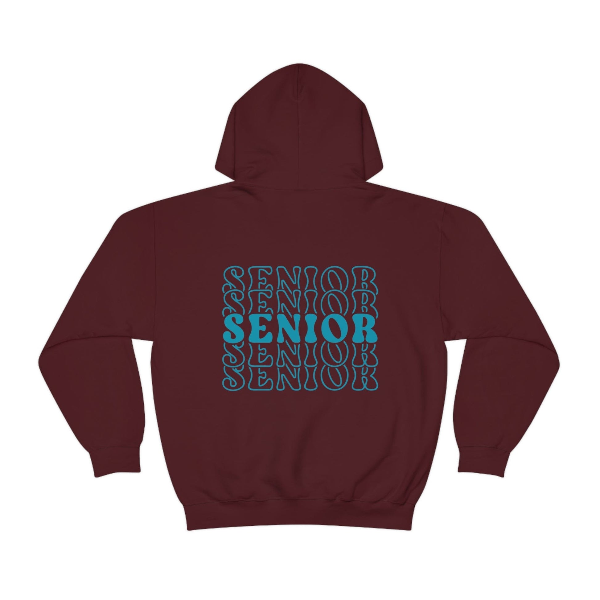 Hoodie Maroon / S Senior | Stacked Retro | Heavy Blend™ Hooded Sweatshirt