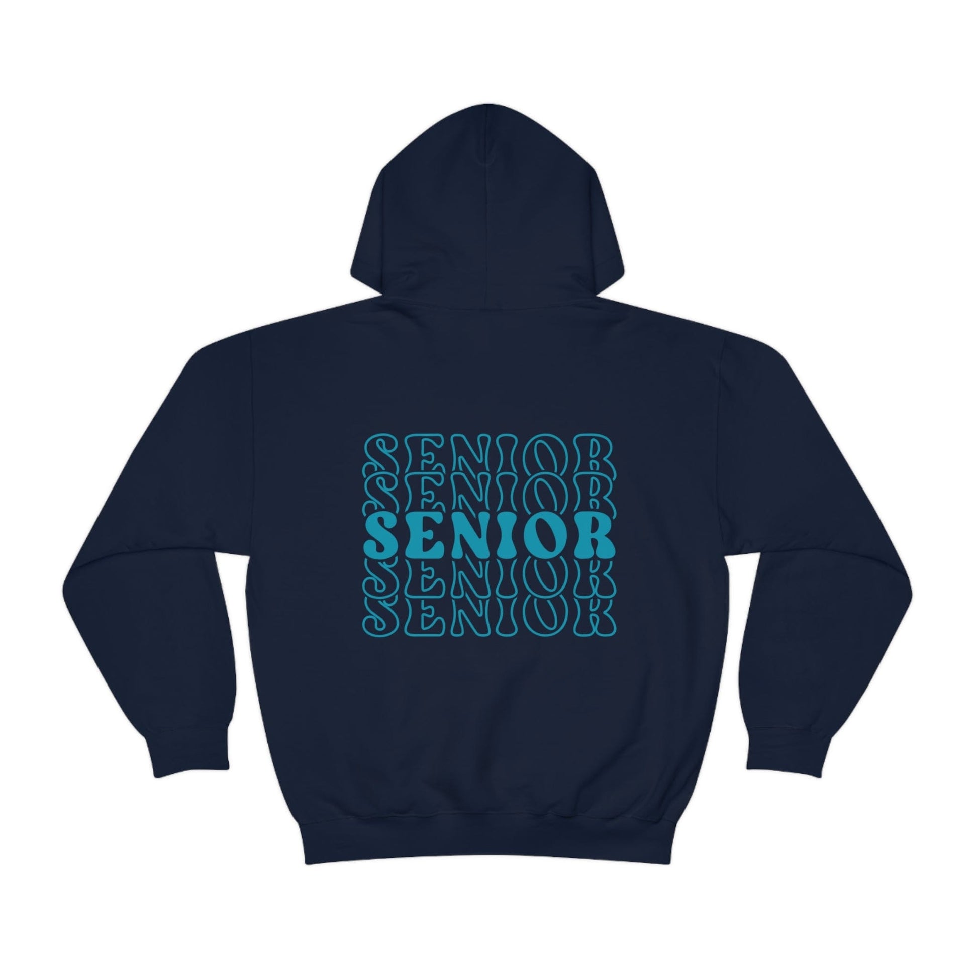 Hoodie Navy / S Senior | Stacked Retro | Heavy Blend™ Hooded Sweatshirt