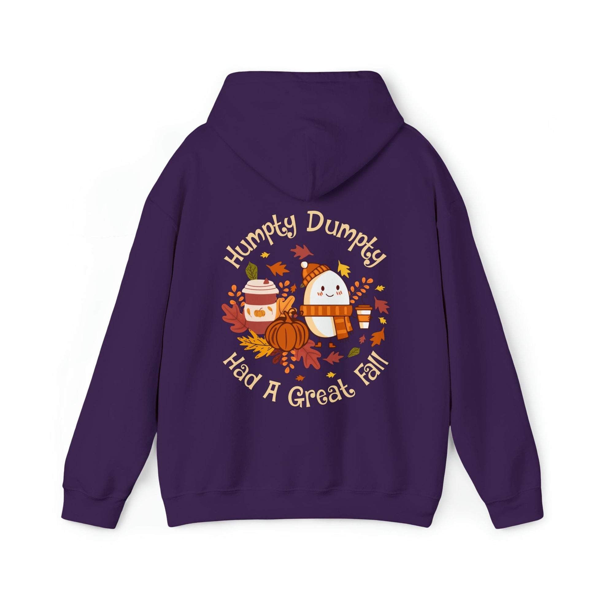 Hoodie Purple / S Humpty Dumpty Had a Great Fall | Retro | Hooded Sweatshirt