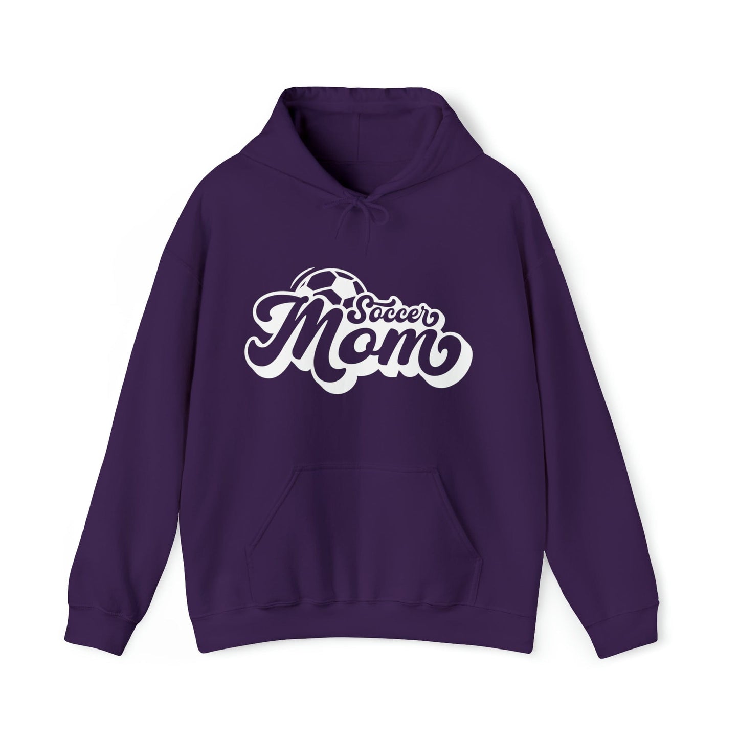 Hoodie Purple / S Soccer Mom | Retro | Hooded Sweatshirt