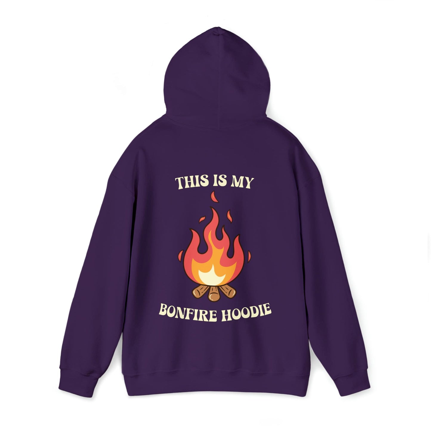 Hoodie Purple / S This is My Bonfire Hoodie | Retro | Hooded Sweatshirt