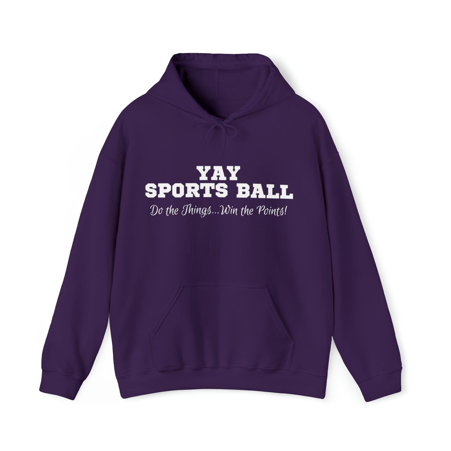 Hoodie Purple / S Yay Sports Ball | Hooded Sweatshirt