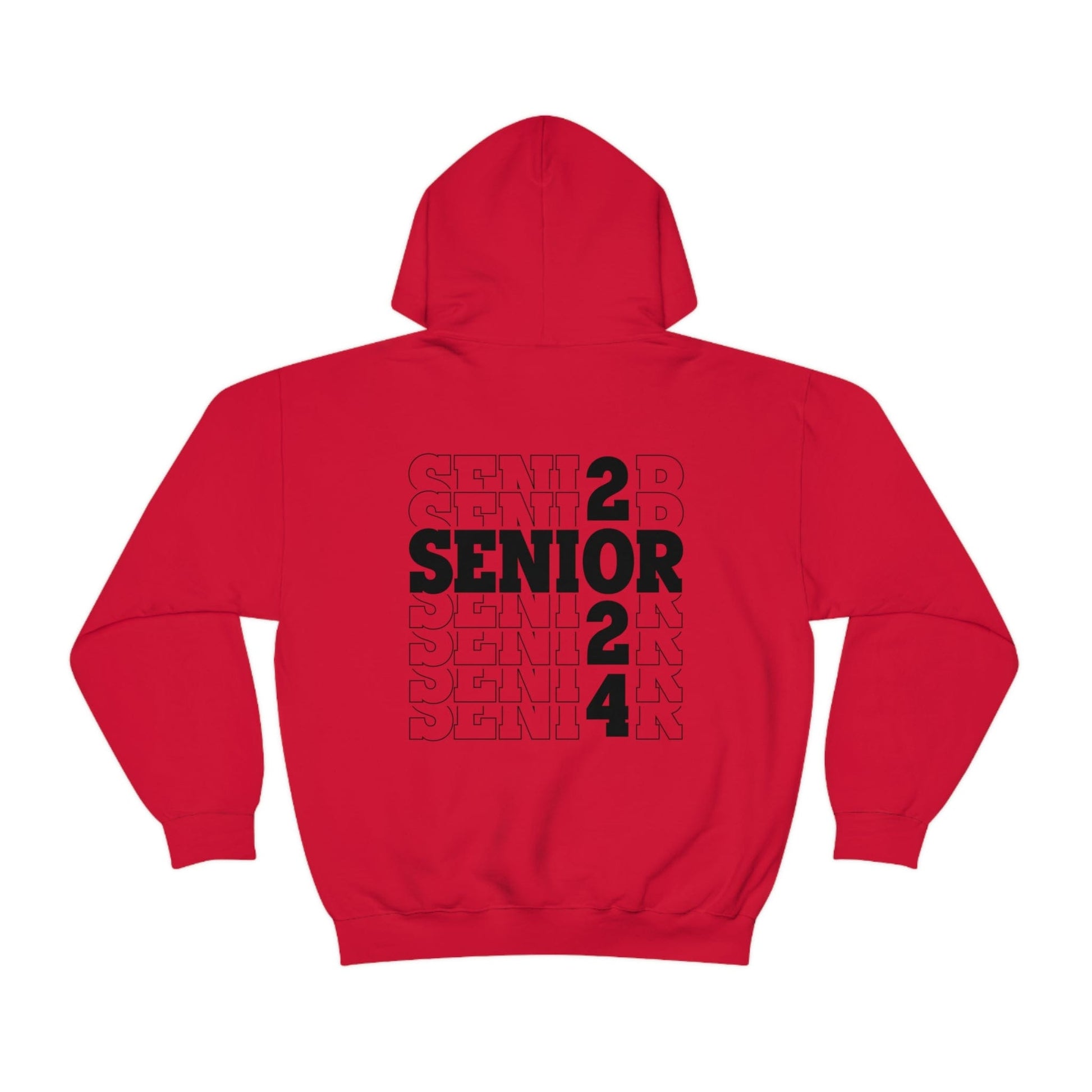 Hoodie Red / S Senior Year | 2024 | Heavy Blend™ Hooded Sweatshirt