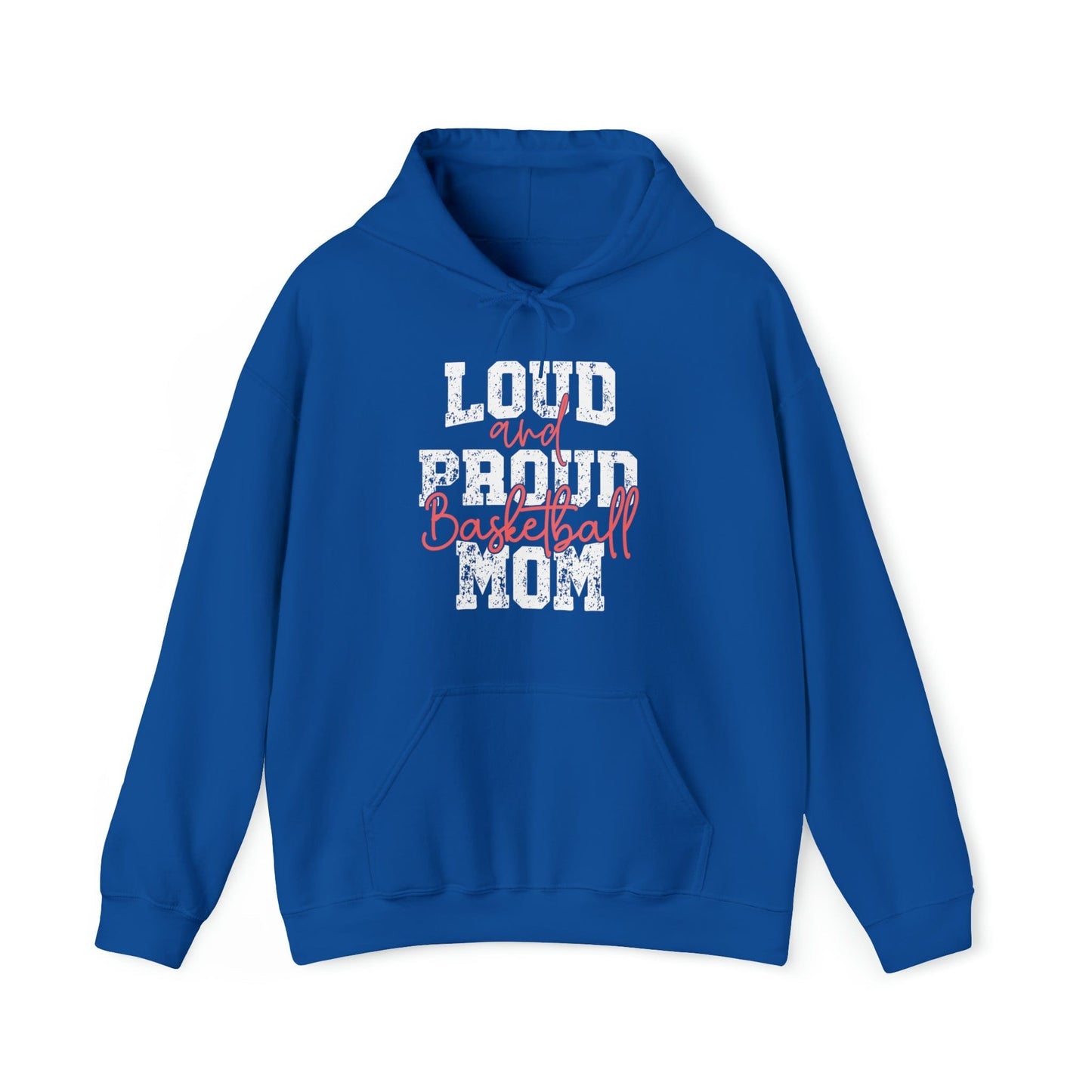 Hoodie Royal / S Basketball Mom | Loud and Proud | Hooded Sweatshirt