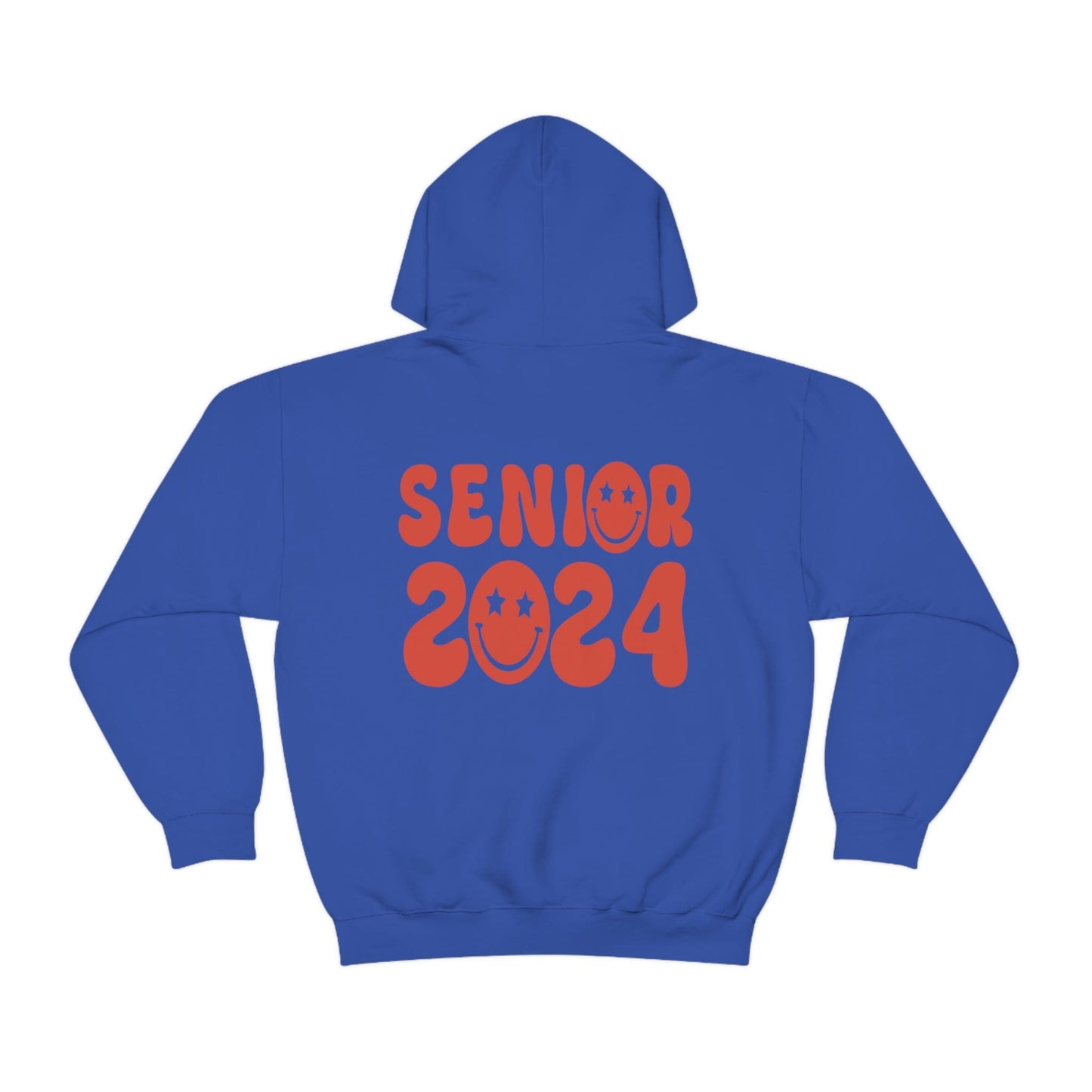 Hoodie Royal / S Senior | 2024 | Smiley Face | Retro | Heavy Blend™ Hooded Sweatshirt