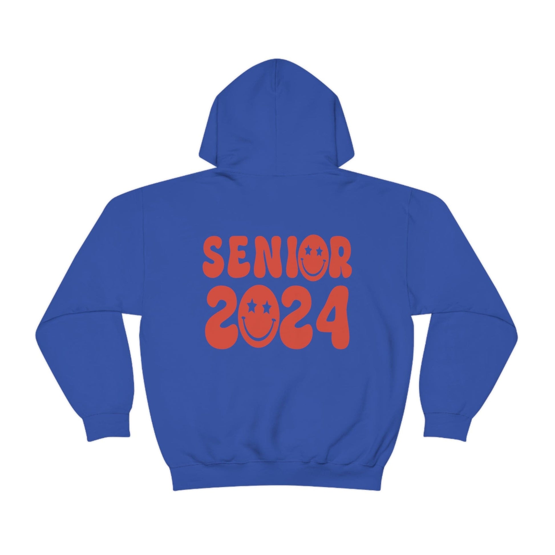 Hoodie Royal / S Senior | 2024 | Smiley Face | Retro | Heavy Blend™ Hooded Sweatshirt