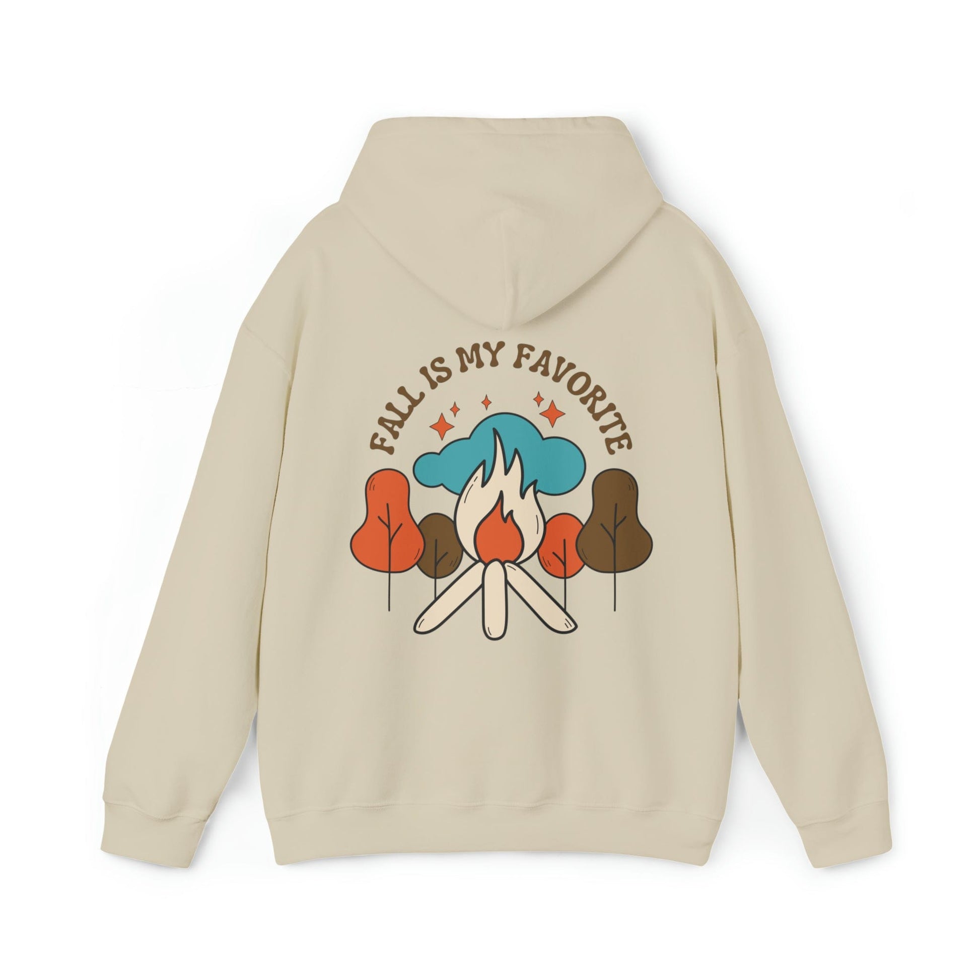 Hoodie Sand / S Fall is My Favorite | Retro | Hooded Sweatshirt