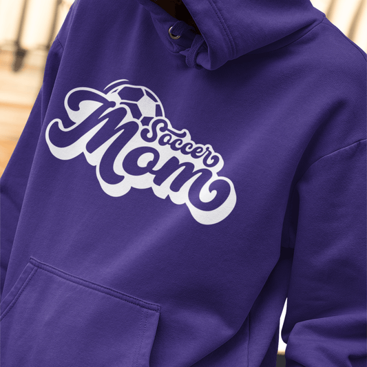 Hoodie Soccer Mom | Retro | Hooded Sweatshirt