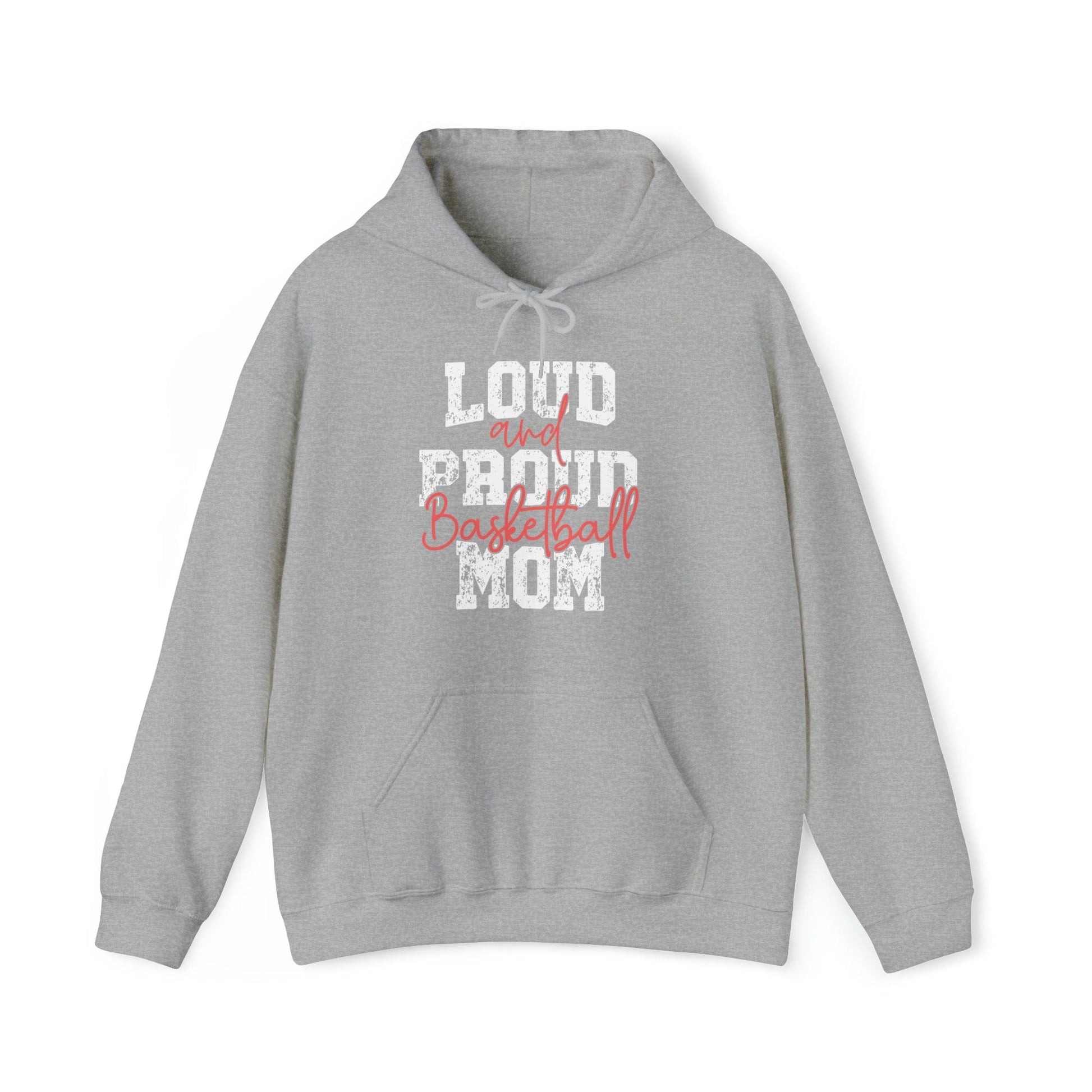 Hoodie Sport Grey / S Basketball Mom | Loud and Proud | Hooded Sweatshirt