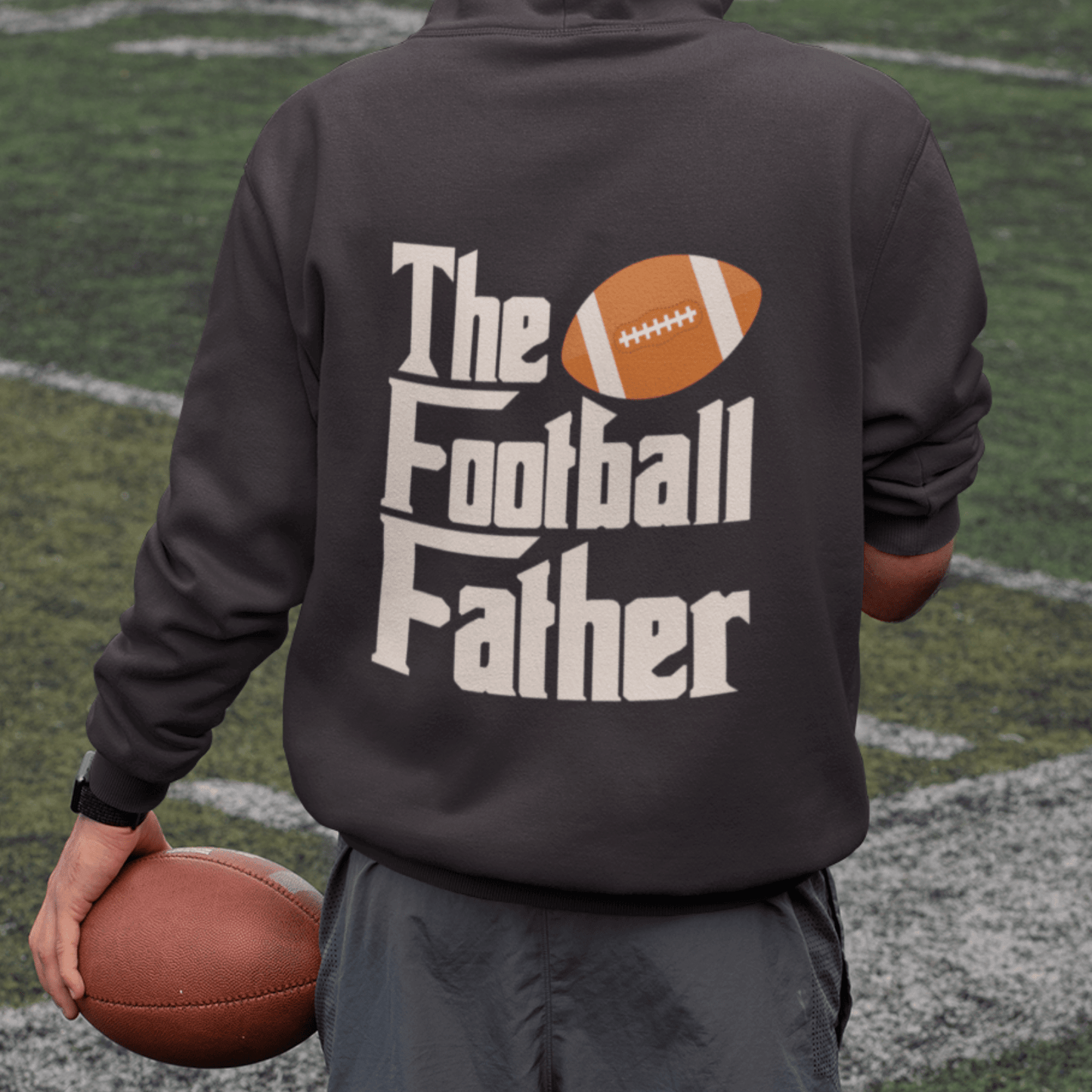 Hoodie The Football Father | Hooded Sweatshirt