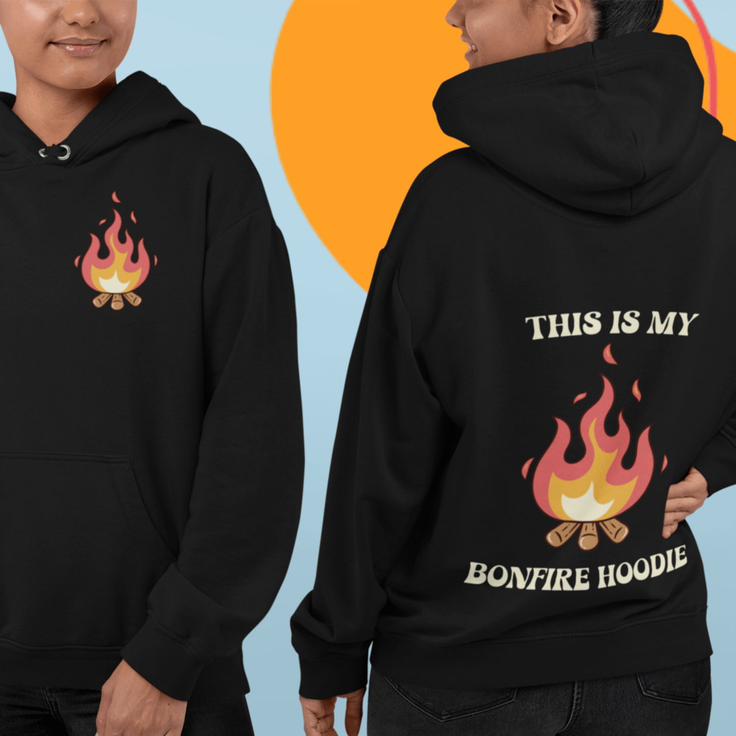 Hoodie This is My Bonfire Hoodie | Retro | Hooded Sweatshirt