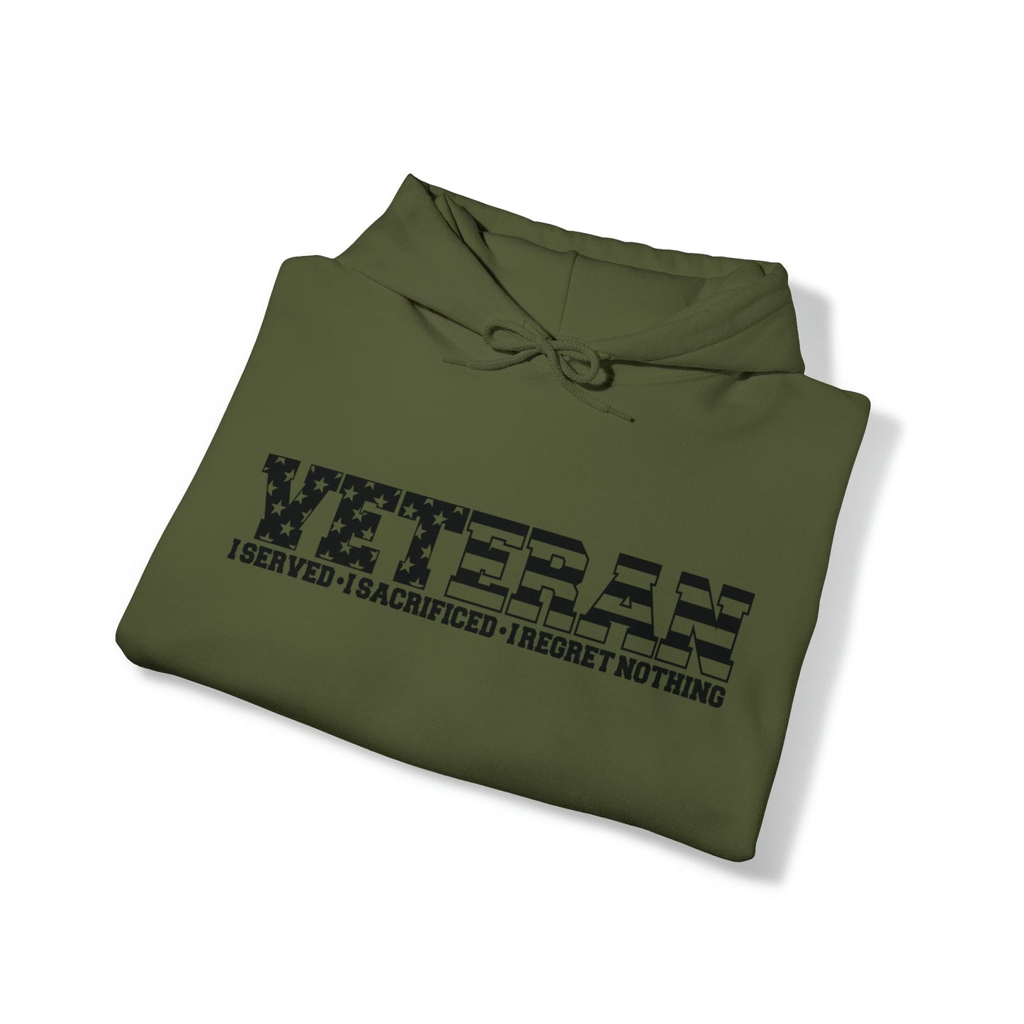 Hoodie Veteran | Served | Sacrificed | Hooded Sweatshirt