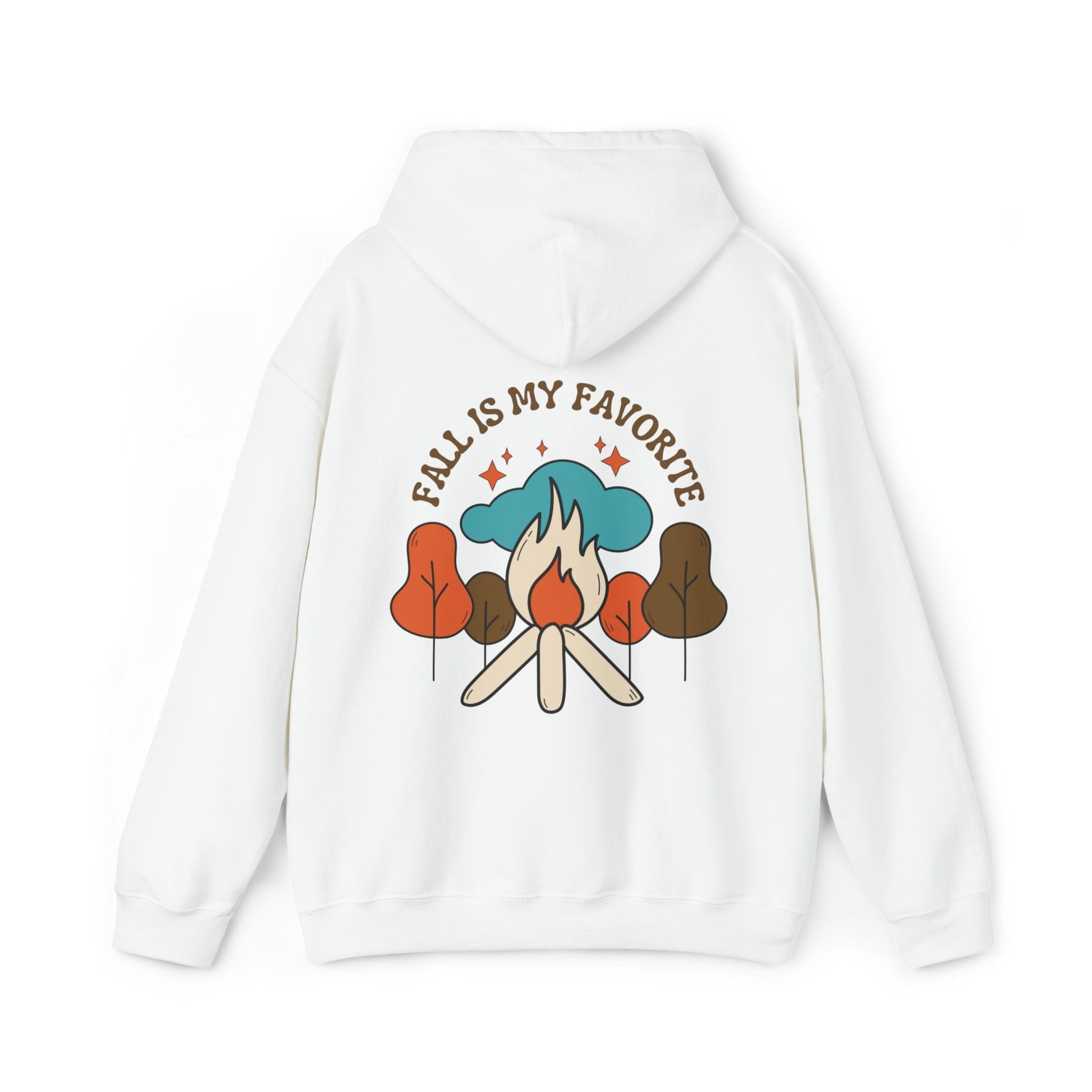 Hoodie White / S Fall is My Favorite | Retro | Hooded Sweatshirt