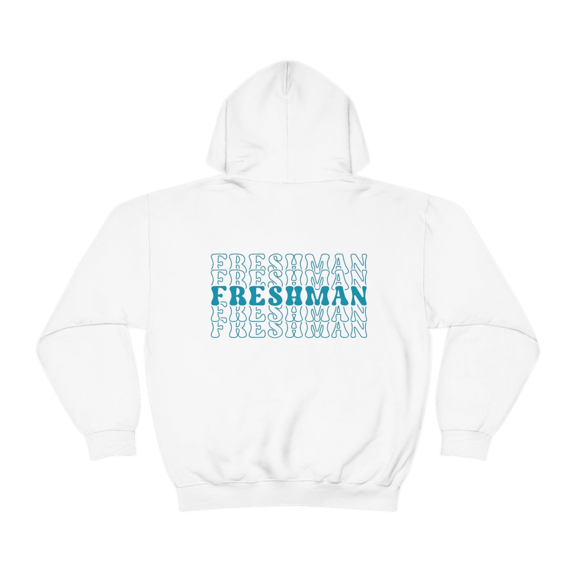 Hoodie White / S Freshman | Stacked Retro | Heavy Blend™ Hooded Sweatshirt