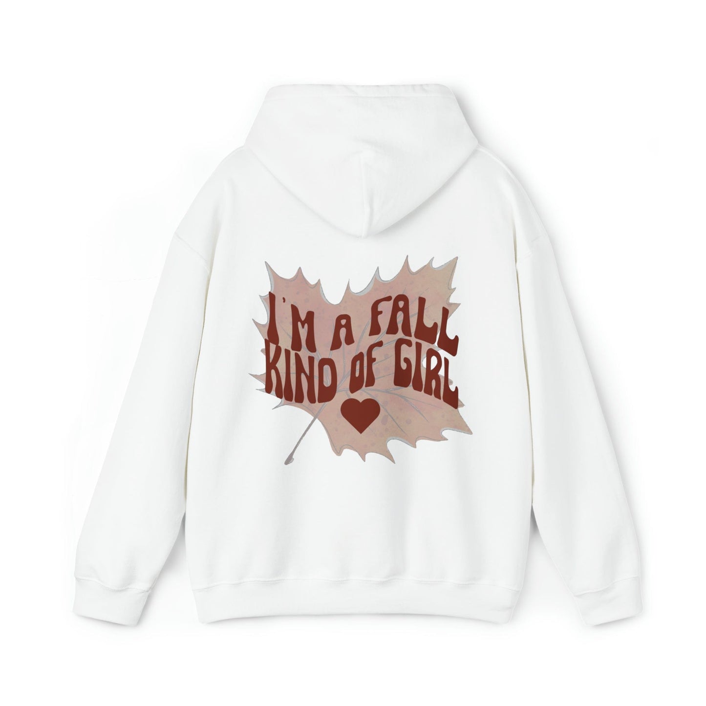 Hoodie White / S I'm A Fall Kind of Girl | Retro | Hooded Sweatshirt