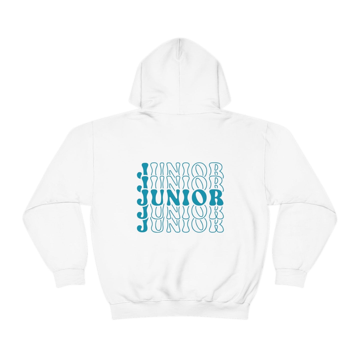 Hoodie White / S Junior | Stacked Retro | Heavy Blend™ Hooded Sweatshirt