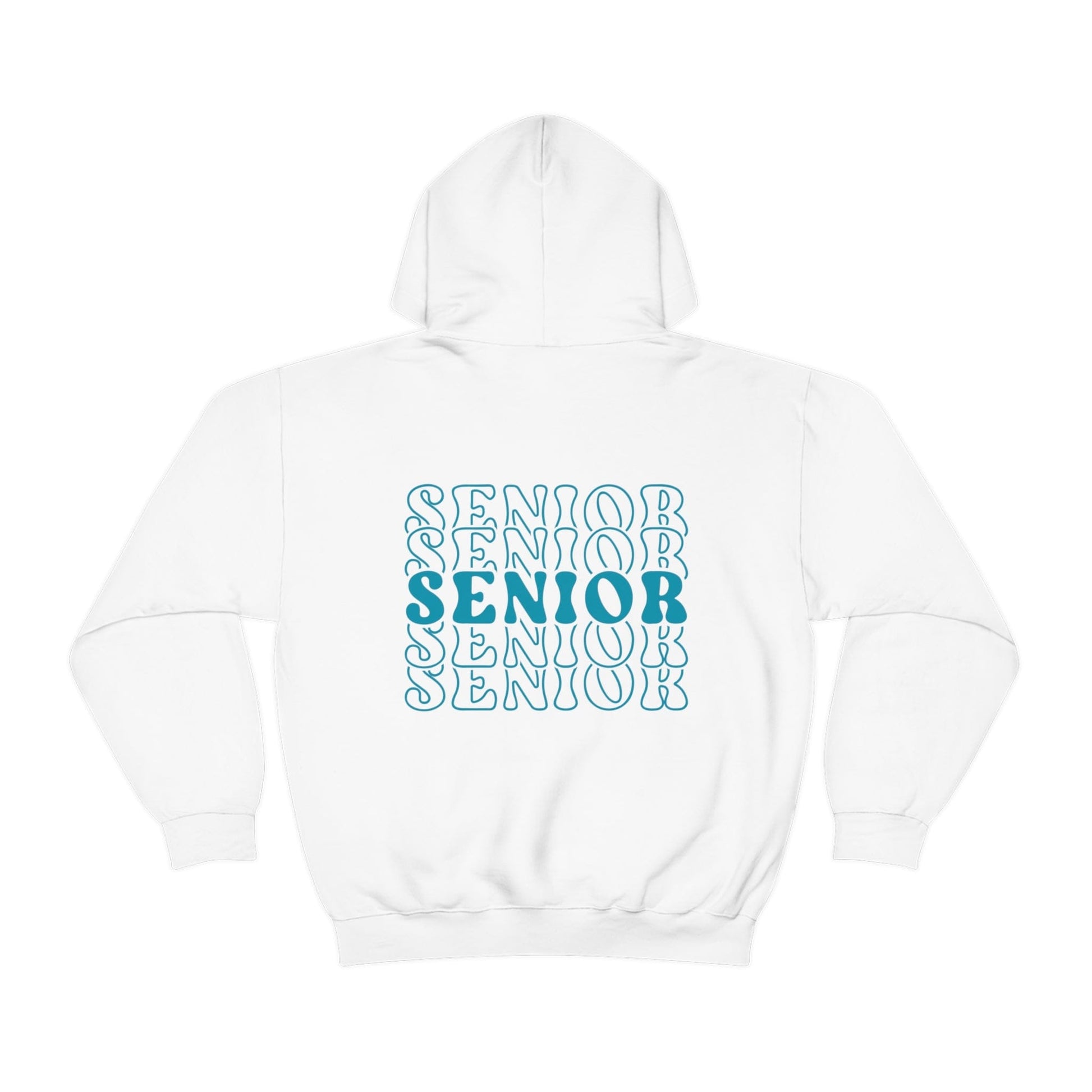 Hoodie White / S Senior | Stacked Retro | Heavy Blend™ Hooded Sweatshirt